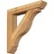 Ekena Millwork Funston Slat Rough Sawn Bracket w/ Offset Brace, Western Red Cedar, 6"W x 30"D x 30"H BKT0604X30X30FST06RWR - alternate 1